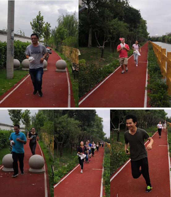 看這一個個可愛的同事們，跑的多輕盈！